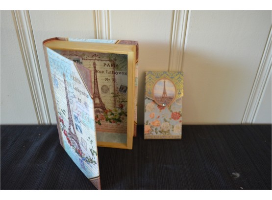 Book Storage Box And Note Pad