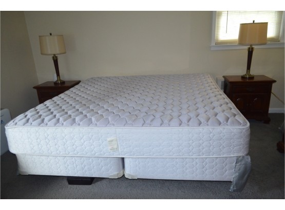 King Mattress With Box Spring And Metal Frame