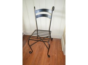 Metal Chair With Cushion