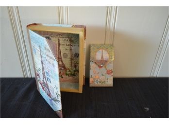 Book Storage Box And Note Pad