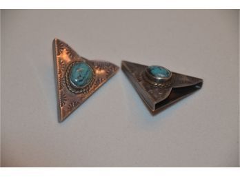(#83) Sterling Silver Collar Points