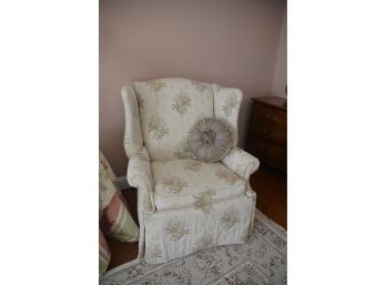 Century Upholstered Wing Chair