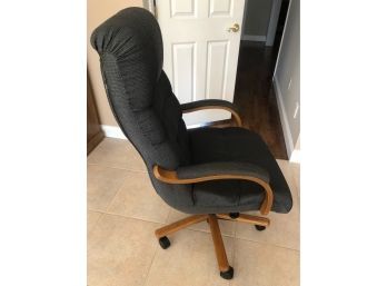 Grey Fabric Office Desk Chair
