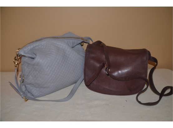 (#105) Leather Handbags 2 Of Them