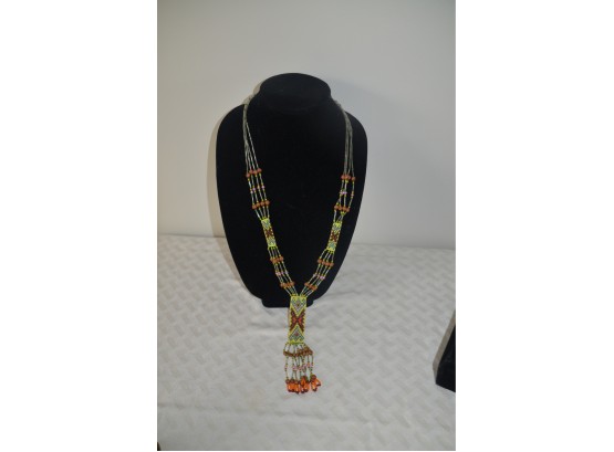 (#108) Bead Long Necklace