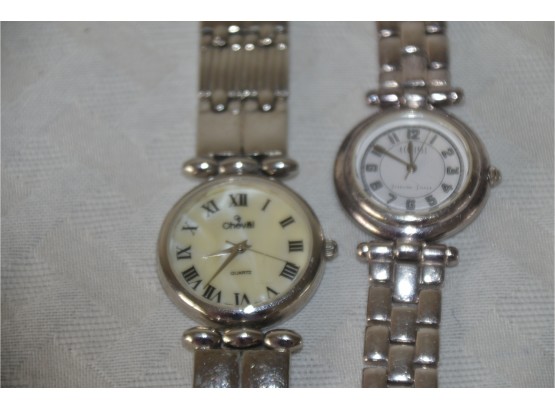 (#122) Ecclissi Sterling Silver Case Watch, Cheval Quartz Watch - Needs Battery