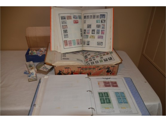(#99) Vintage Stamp Collection, Plate Blocks Book