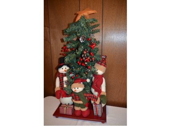 (#79) Home Decorative Christmas Tree Snowman Atico International Limited 31'H
