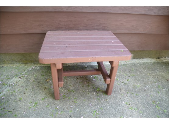 (#27) Redwood Small Foot Bench