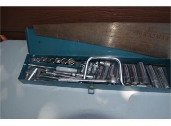 (#88) Ratchet And Socket Set And Saw