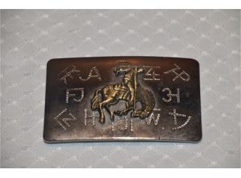 (#36) Chambers Made In USA Belt Buckle
