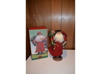 (#76) Wonderland Christmas Collection Santa 17'H In Box