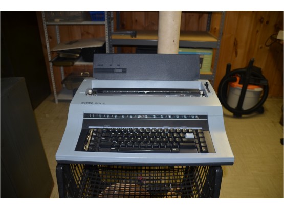 Vintage Typewriter Swintec 80148 And Plastic Cover