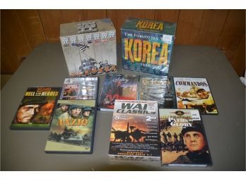 (#10) War Assortment Of DVD And VHS