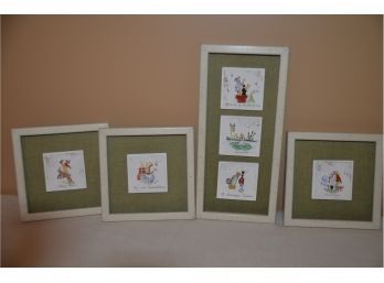(#65) Framed Tile Pictures Children Themes