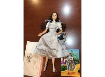 (1D) The Wizard Of Oz Dorothy Barbie Doll 2006 Mattel With Certificate