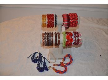 (#137) Lot Of Beaded Bracelets