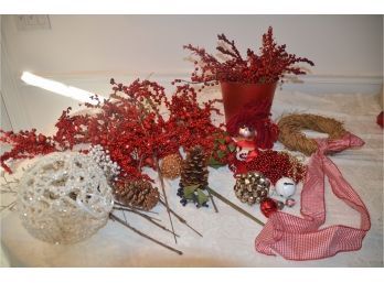 (#127) Christmas Artificial Decorative Flower Sticks