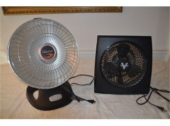 (#129) Electric Portable Presto Heatdish And Vornado Fan