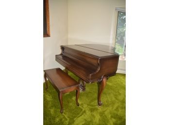 Baby Baby Grand Schubert New York By Lester Piano Co. With Storage Bench
