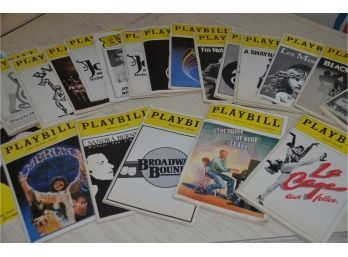 (#75) Lot Of Playbills From 1980's-90's