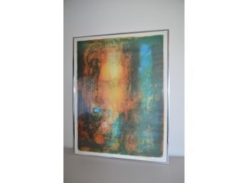 (#153) Signed And Numbered 305/1000 Lithograph 'Lumiere Cassee' 1962 Lebodang