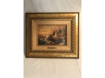 (014A) Thomas Kinkade Framed Picture - The Light Of Peace