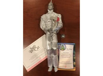 (3D) 2006 Mattel The Wizard Of Oz Tin Man Ken Doll - Certificate Included