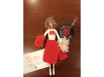(9D) 2007 Mattel Grease Sandy Barbie Doll - Certificate Included