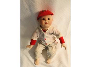 (042) Mets Porcelain Authentic Uniform Baseball Doll