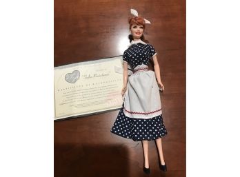 (23D) 2004 Mattel I Love Lucy Sales Resistance (episode 45) Certificate Included