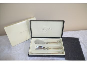 (#212) Lord N Taylor Silver-plate Serving Pieces In Box New