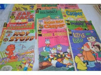 (#160) Vintage Variety Of Comic Books: Sad Sack, Sarge, Road Runner, Casper (12)