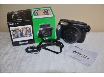 (#106) Vintage Fuji Film Instax 210 Instant Camera In Box
