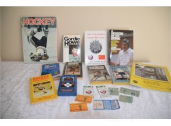 (#55) Hockey Books And Memorabilia