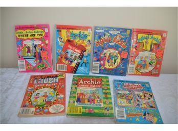 (#157) Vintage Archie Comic Digest In Full Color Books (7 Of Them)