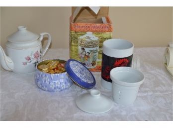(#200) Chinese Tea Pot And Mug, Loose Tea From China