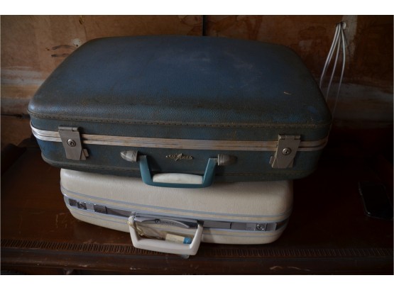 (#349) Vintage Airways And Samsonite Luggage Suitcases