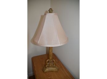 Gold Tone Accent Table Lamp 26'H