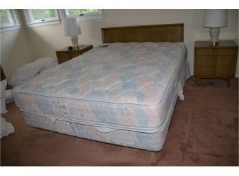 Sealy Posturepedic Mattress And Box Spring With Metal Bed Frame