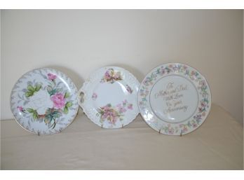 (#70) Decorative Floral Plates 10' Austria Plate