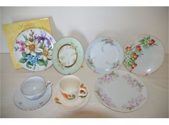 (#71) Assorted Plates And Cup And Saucers