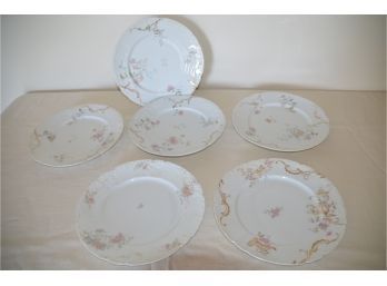 (#59) Limoge Plates France S&S (6 Of Them)