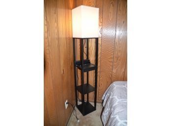 Floor Standing Light Fixture 3 Shelves With USB Port And Outlet Manuel Included