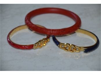 Asian Bracelet, 2 Bangle Bracelet