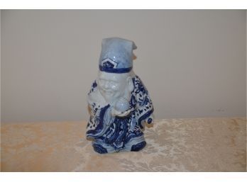 (#42) Asian Porcelain Figurine 10.5'H