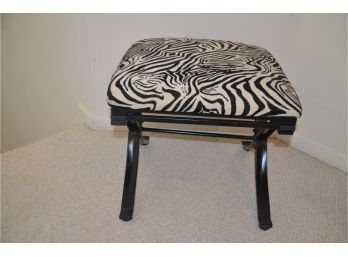 (#8) Accent Foot Stool Metal Base