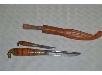 Leather Case Knife Set