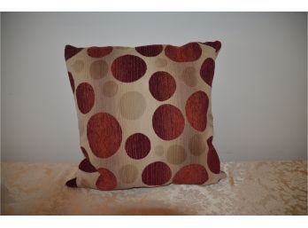 (#100) Decorative Pillow Zipper 18.5 Square