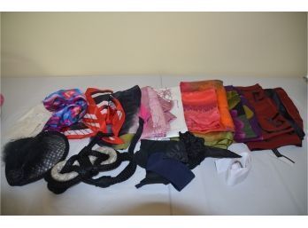 (#100) Assorted Silk Scarves